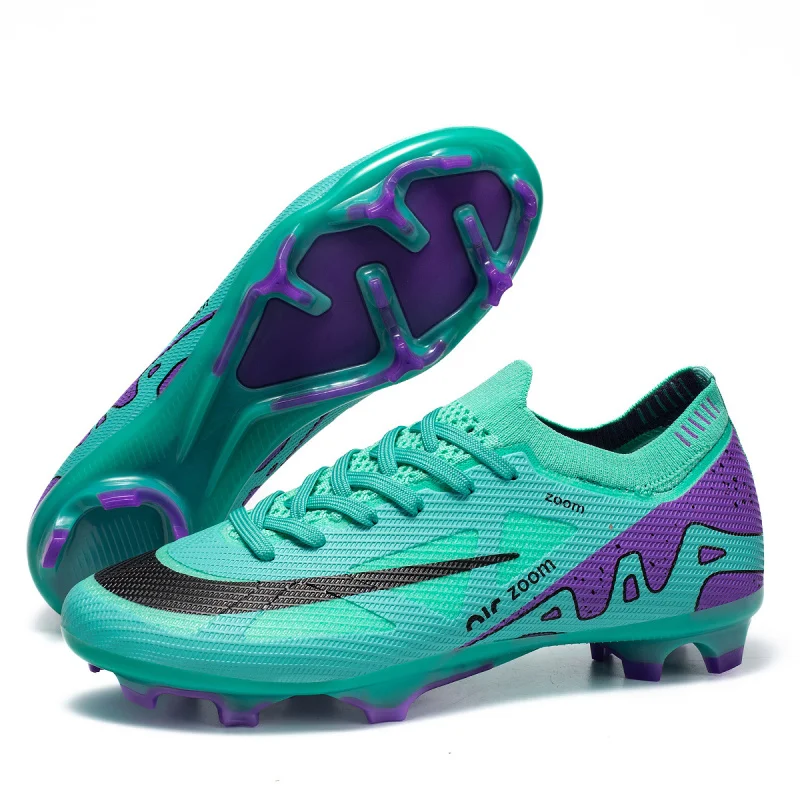 New2024Low-top Assassin Youth Training Long Spikes47Code Broken Spike Soccer Shoes