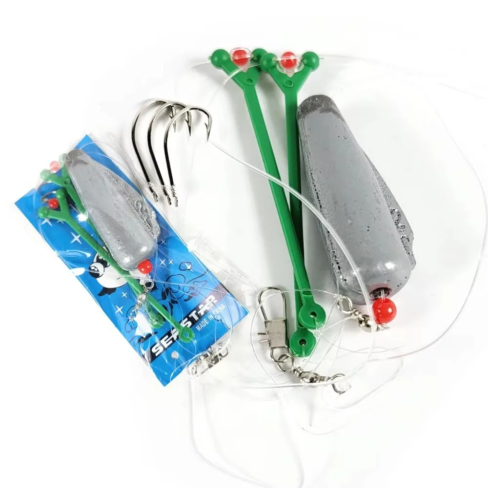 Juego de anzuelos para sedal de pesca de mar, nuevo estilo, Seatime, paquete de 2 etapas, hoguera de mar, agua dulce, uno para pescar, 2025