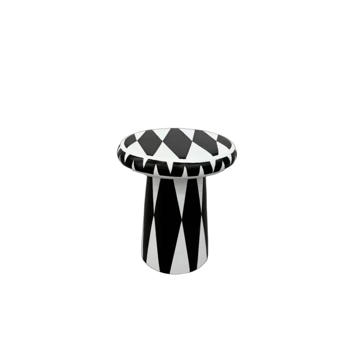Nordic mushroom edge few creative combination corner few designer light luxury round fiberglass coffee table sofa edge few