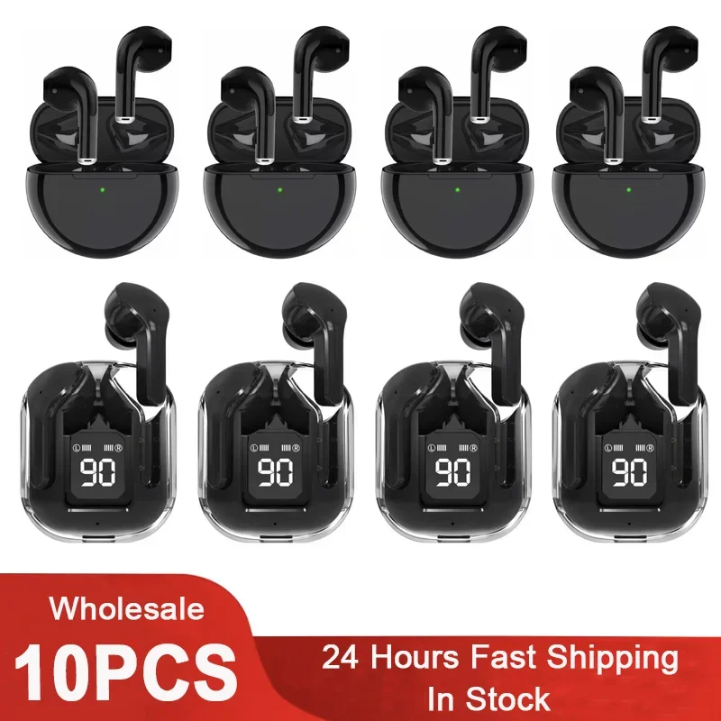 10PCS Wholesale PRO6/Air31 Wireless Bluetooth Earphone Binaural Small in Earbuds Sports Stereo Bass Tws Earbuds Sports Headphone