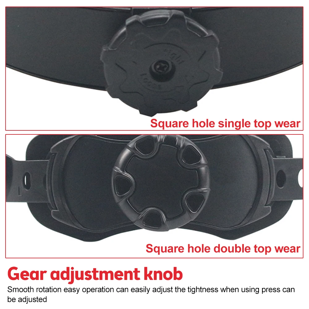 Wb03/04 Square Hole Single/double Welding Helmet Harness Headgears Head Belt Adjustable Welding Helmet Accessories Absorb Sweat