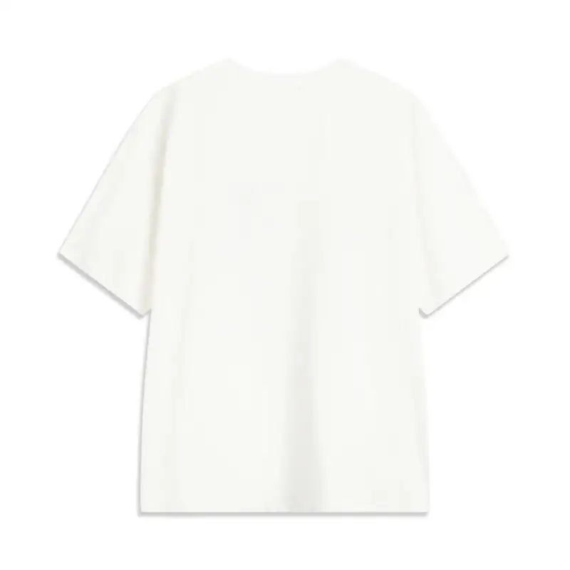 Li-Ning Men Sports Style T-shirt 75%Cotton 25%Polyester Comfortable Classic Fit LiNing Leisure Tee Tops AHSV071 image 5