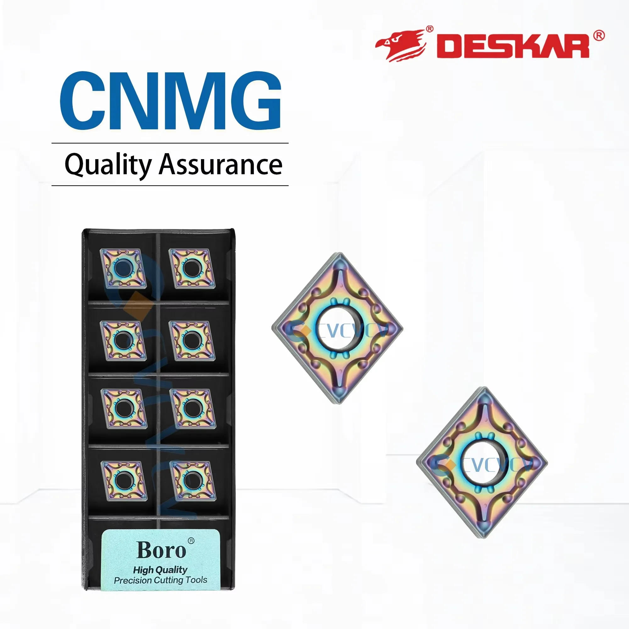 CNMG120404-MA TF618 CNMG120404/08-TF TF918 DESKAR 100% Original lathe Color Blade Series Rhombus Blade Processing Quenched Steel