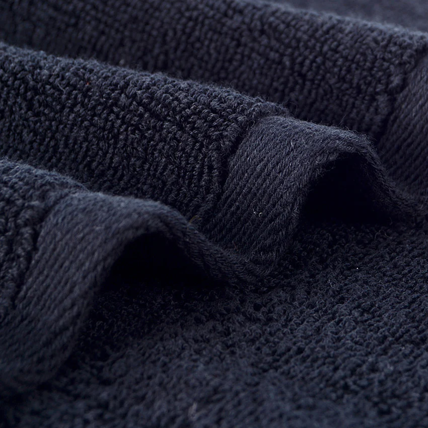Black Bath Towel Thick Large Soft Cotton Face Hand Shower Towels for Adults Kids Home Bathroom Spa Toalla 34*74cm/70*140cm