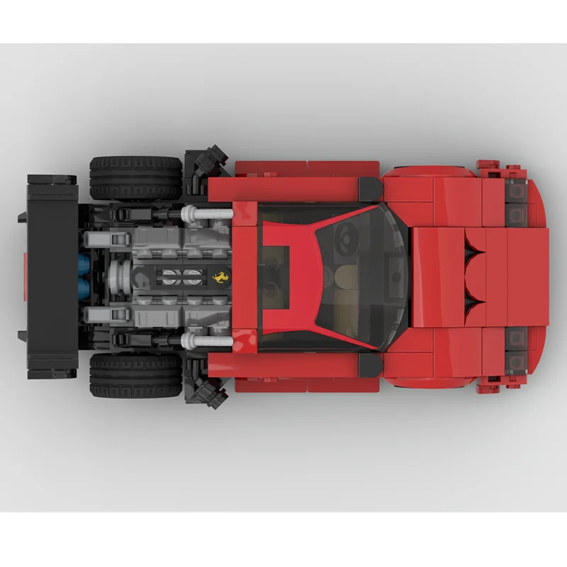 مكعبات بناء Speed Racing MOC، نموذج كلاسيكي، تكنولوجيا مكعبات البناء، لعبة بناء التجميع، مجموعة هدايا العيد