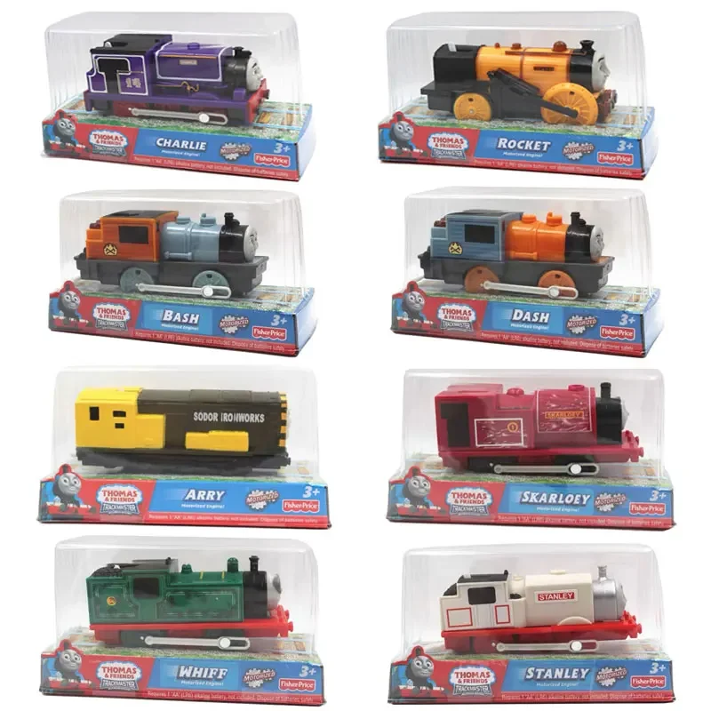 Thomas and Friends Electric Master Stanley Charlie Skarloey Whiff Dash Bash Arry plastic train model Kids Toys Christmas Gift