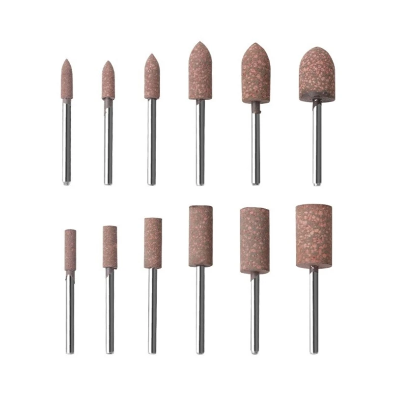 100Pcs Rubber Grinding Heads Pointed Grinding Head Buffing Sponge