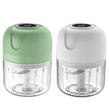 250ml ไฟฟ้ากระเทียม Chopper USB เครื่องบดเนื้อกระเทียม Masher เครื่องทนทานขิงบดผัก Crusher เครื่องครัว
