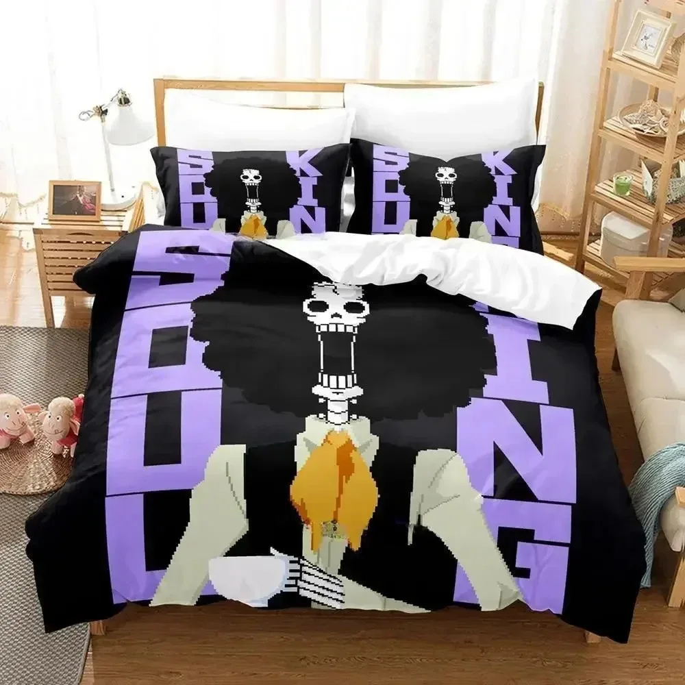 

3D skeleton Brook Bedding Set For Bedroom Soft Modern Bedspreads Comefortable Kids Duvet Cover Quilt Cover And Pillowcase