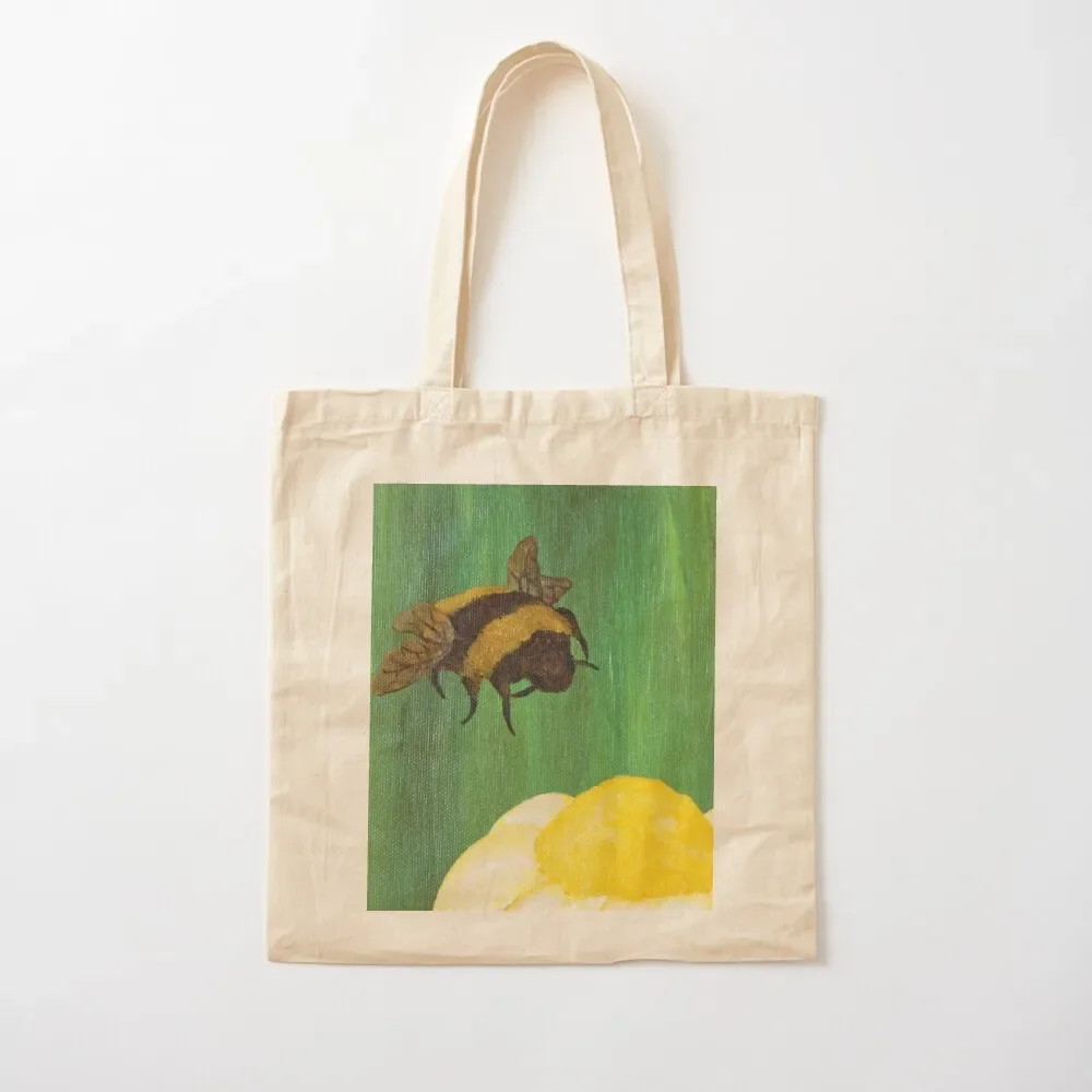 

The Bee Tote Bag canvas tote bag foldable reusable bag