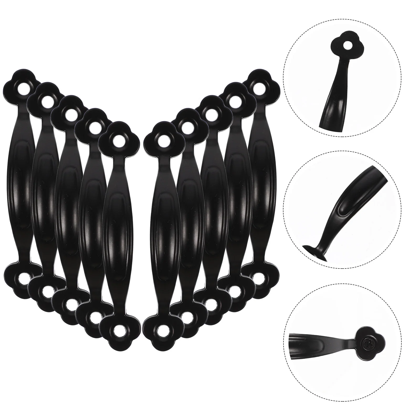 10 قطعة صندوق خشبي درج مقابض سحب سبائك الزنك تصميم بسيط سهلة التركيب خزانة مقابض سحب لمقبض كابينة خزانة الملابس