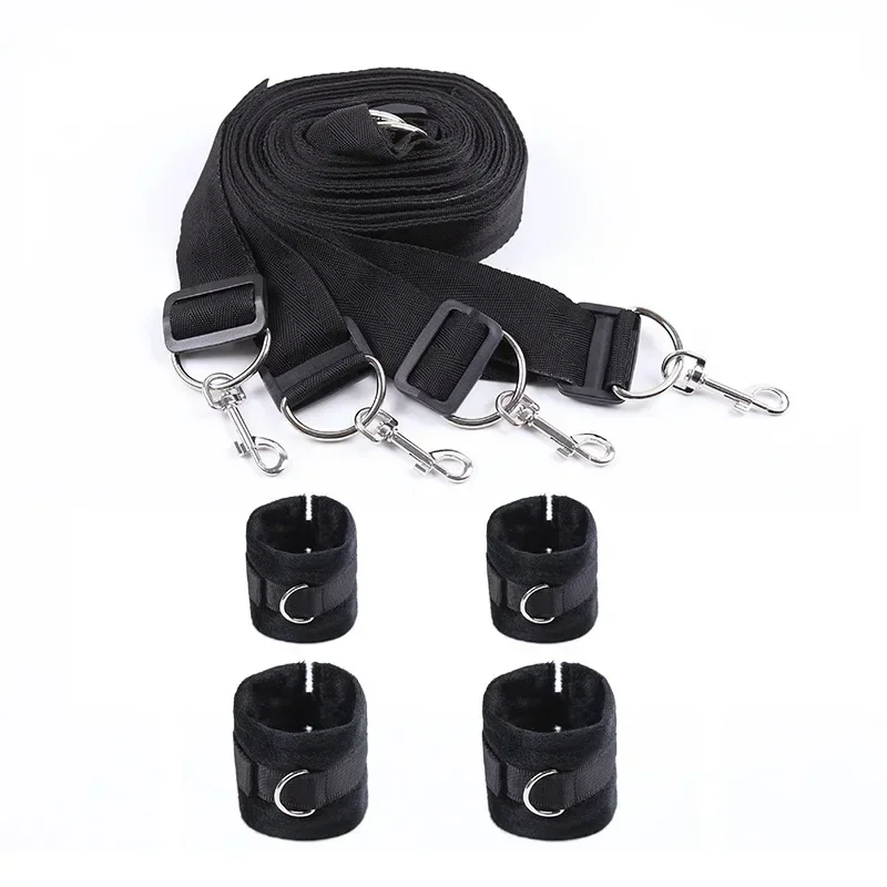 Handcuffs Adult Sex Toys For Woman Couples Games Strap Fetish Slave Bondage Wrists Ankle Cuffs BDSM Bondage Restraint