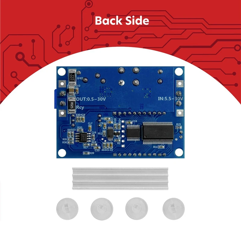 A56G-5 X HW-140 DC-DC Buck Boost Power Converter Automatische Step Up/Down, Volt- en Ampèremeter LCD-scherm, spanningsomvormer