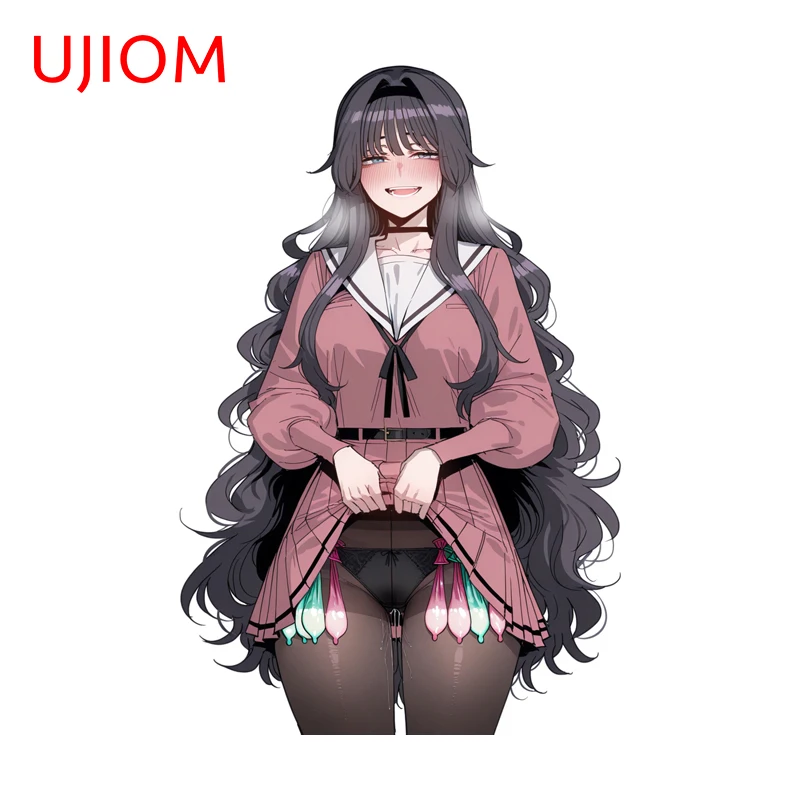 UJIOM Kaoruko Waguri Kawaii Fanart Wall Stickers Amusing Surfboard Skateboard Trunk Decal Scratch-Proof Bathroom Accessories