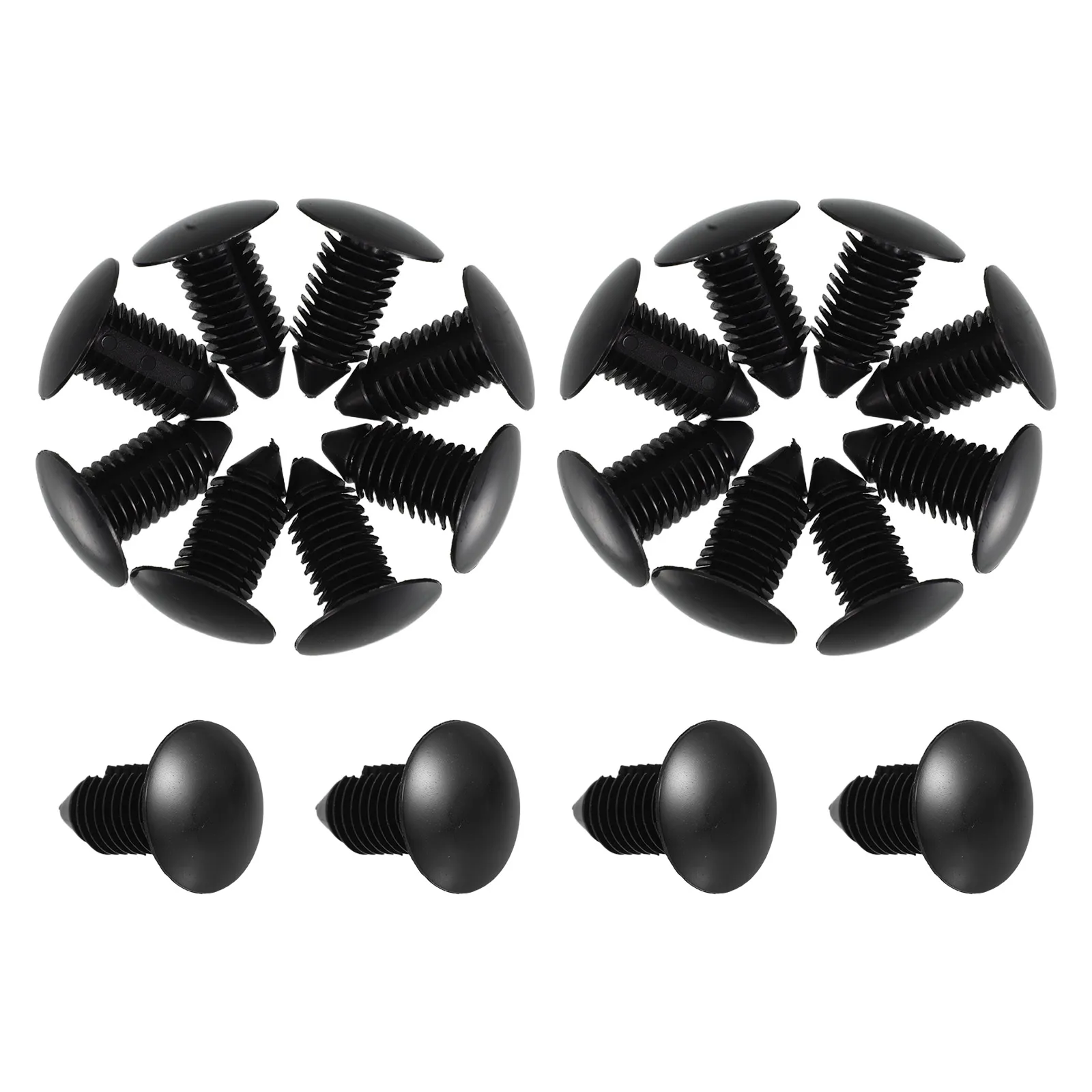 

20 Pcs Trunk Plastic Card Auto Panel Retainer Clips Bumper Shield Fasteners Door Trim Accessories Retainers