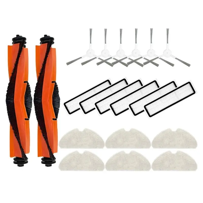 

ABHZ-For Dreame F9 Pro RLF22GA, D9 Max Robot Vacuum Spare Parts Main Side Brush Hepa Filter Mop Cloth Rag Accessories