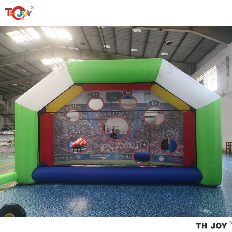 Namiot do treningu baseballu, nadmuchiwany, przenośny, o wymiarach 4x4,5 m.