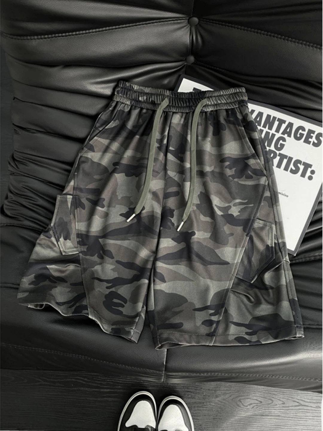 

Cleanfit Camouflage Ice Silk Shorts Men's Summer Thin American Workwear Basketball Sports Five-Quarter Beach Pants
