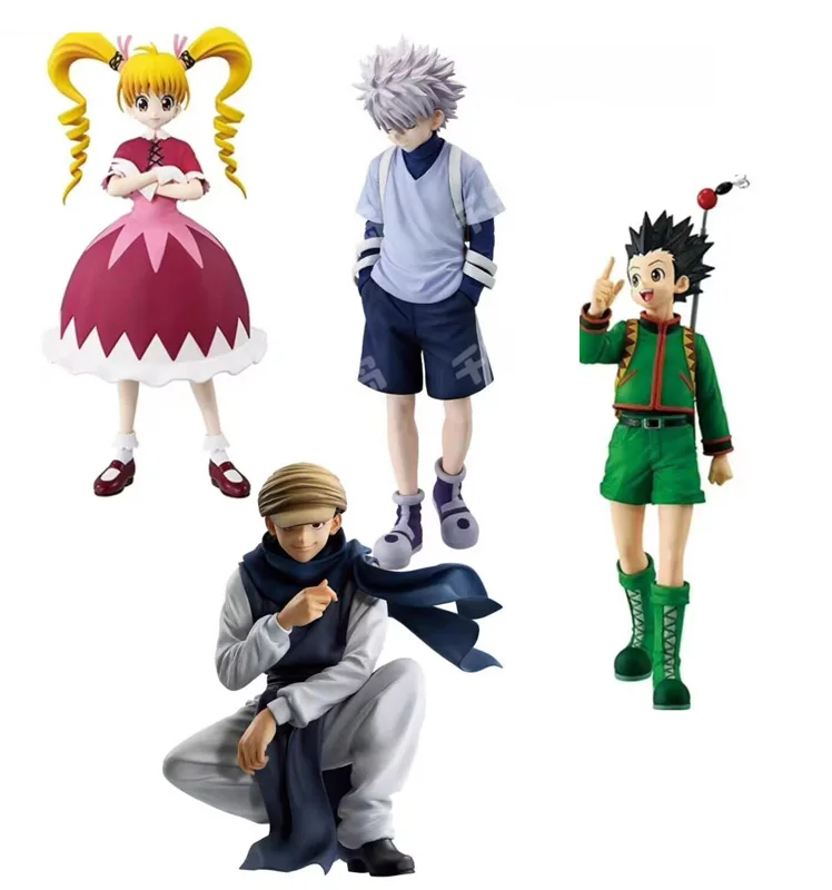 

2025 lowest price Japanese original anime figure GON·FREECSS/Killua/Ging Freecss action figure collectible model toys for boys