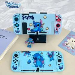 Stitch Hard Case Charging Dock Station Cover Protective Shell for Nintendo Switch Oled NS Console Crystal Protector Skin