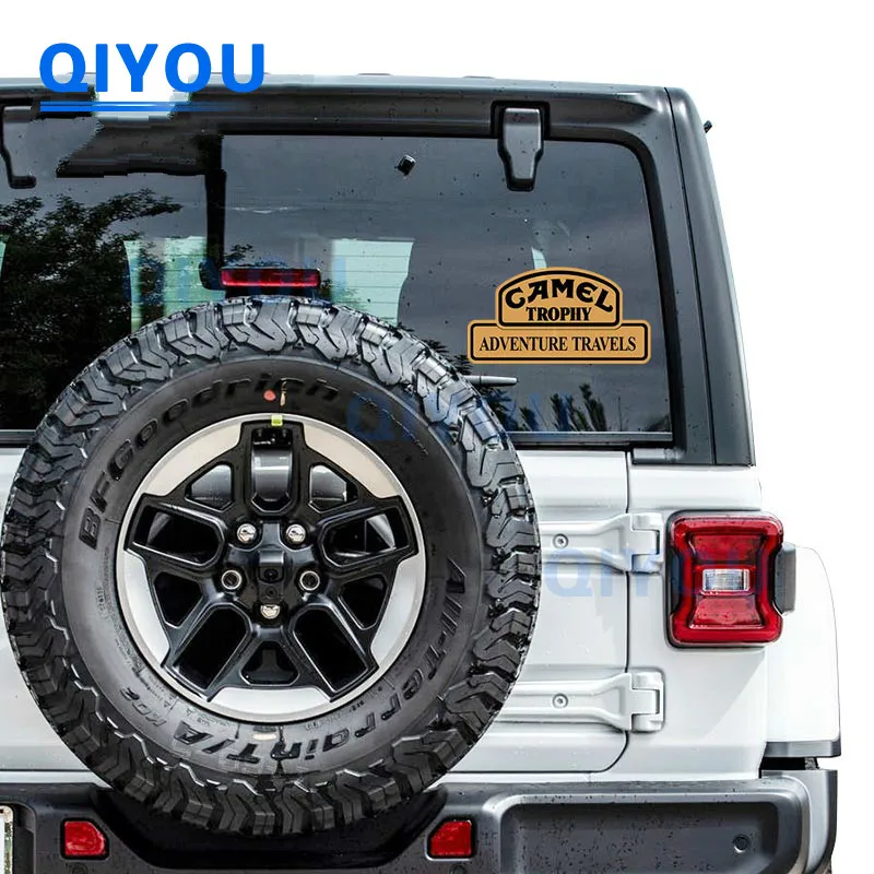 Creative Camel Trophy Car Sticker Exterior Accessories Suitable for Car Body Laptop Motorcycle Car Windshield PVC Decal