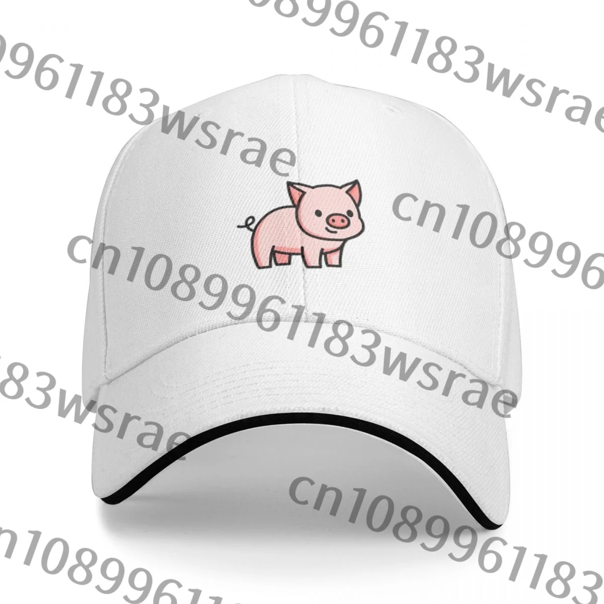 Pig personalizado para niños, gorra de béisbol, sombrero