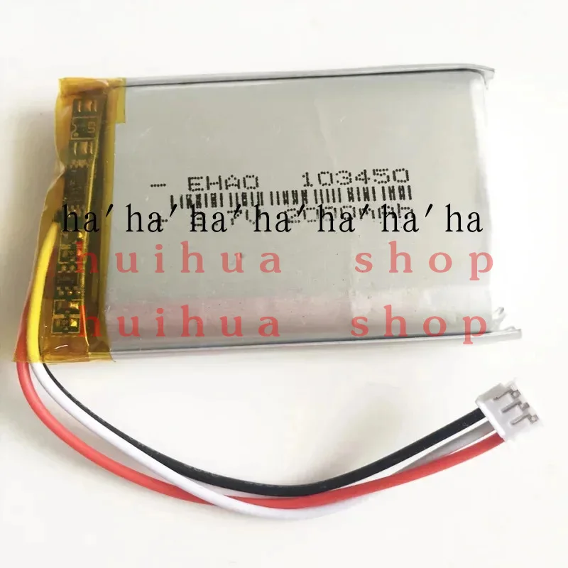 5 PCS 3.7V 2000mAh LiPo Polymer Rechargeable Battery for JST ZH 1.5mm 3P Connector JM