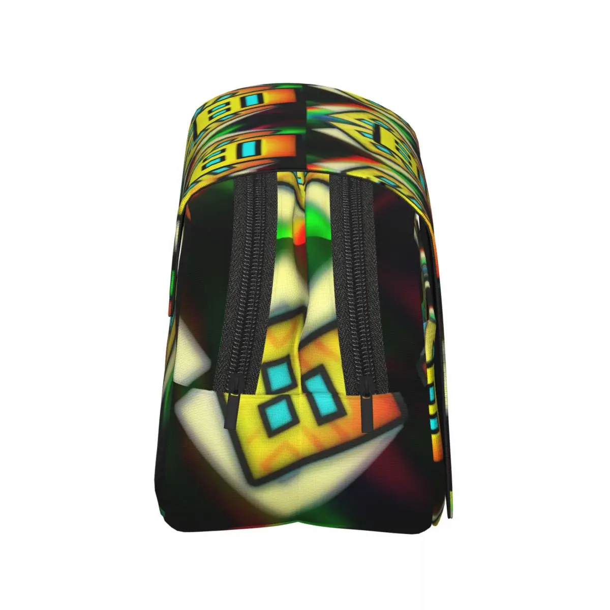 Video Game Geometry Dash Pencil Case Pencil Pouch Hard Shell Leather Large Capacity Pen Box Pencil Bag for Kids Gifts