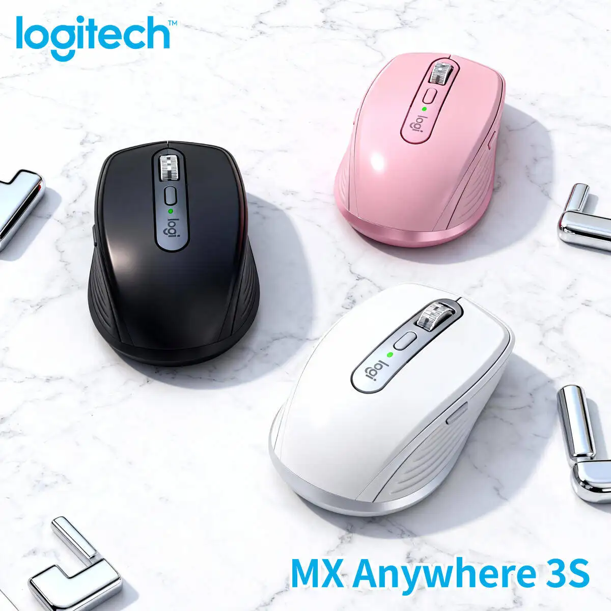 

Logitech MX Anywhere 3S Ergonomic Mouse for College Students Dorm Home Office Use