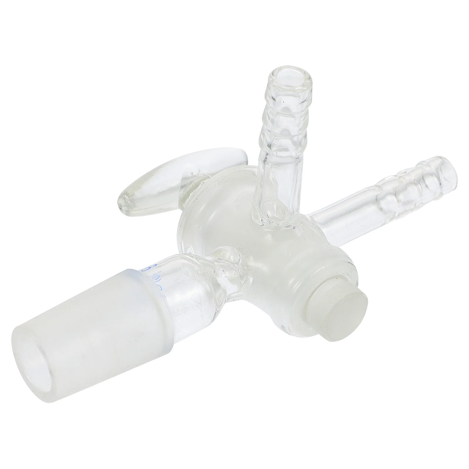 

1Pcs Glass Three-Way Double Tube Vacuum Piston Connector Laboratory Supplies Chemistry Research Science Instrument