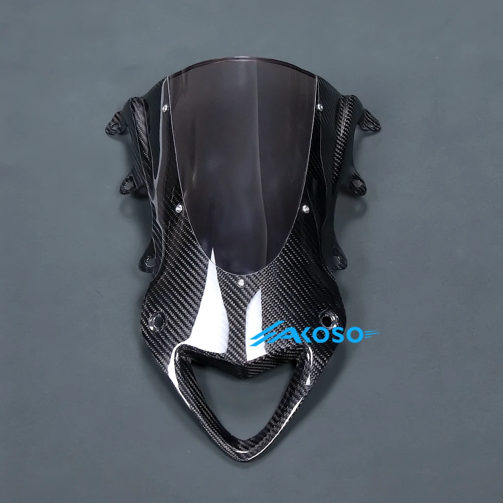 2009 2010 2011 2012 2013 2014 For BMW S1000RR Full 3K Dry Carbon Fiber Motorcycle Fairings AKOSO 윙렛 Accesorios Para Modification image 3