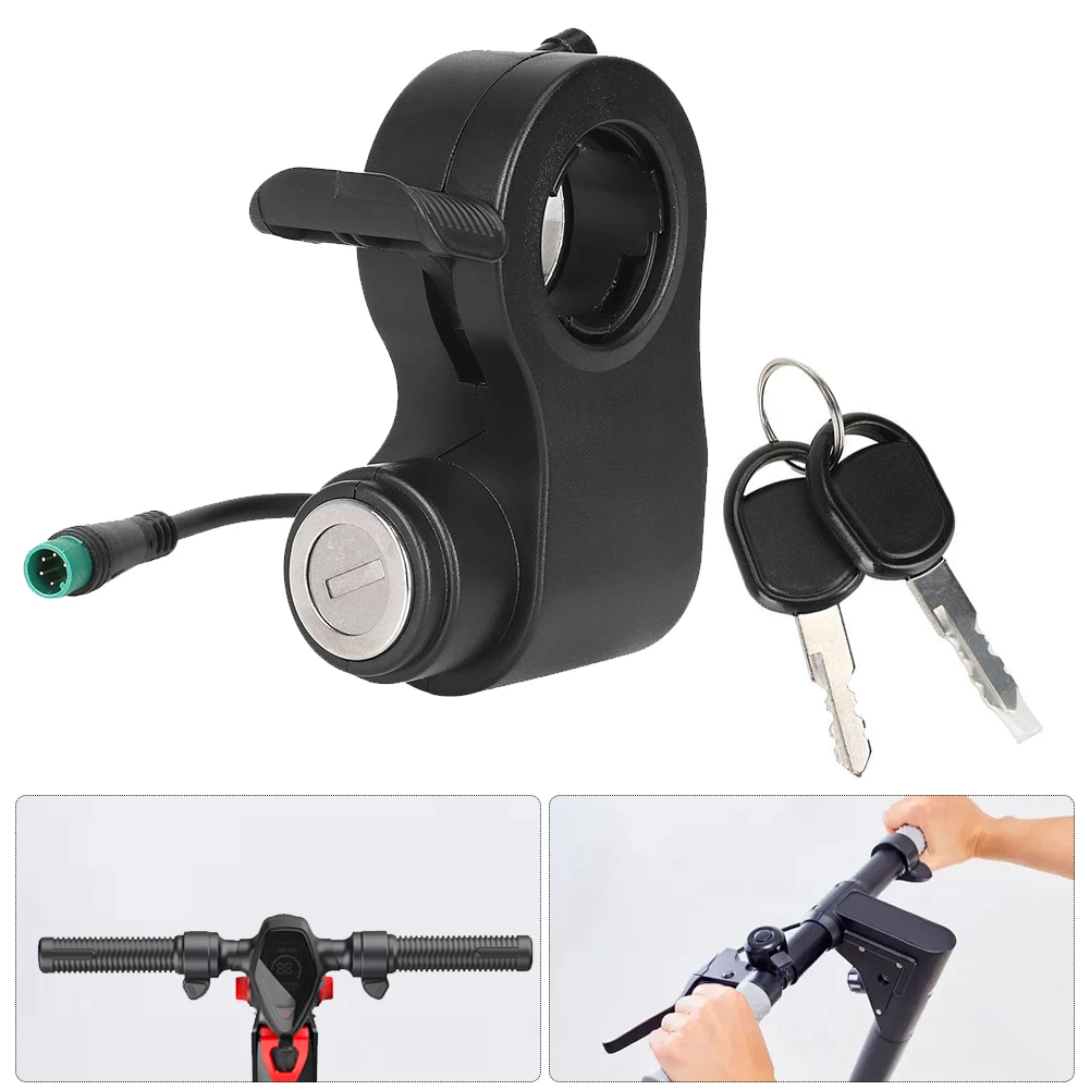 

1-5PCS E-Bike Lgnition Lock With Key E-scooter Throttle Accelerator Starter Switch Lock For Kukirin G2 Pro/Max Electric Scooter