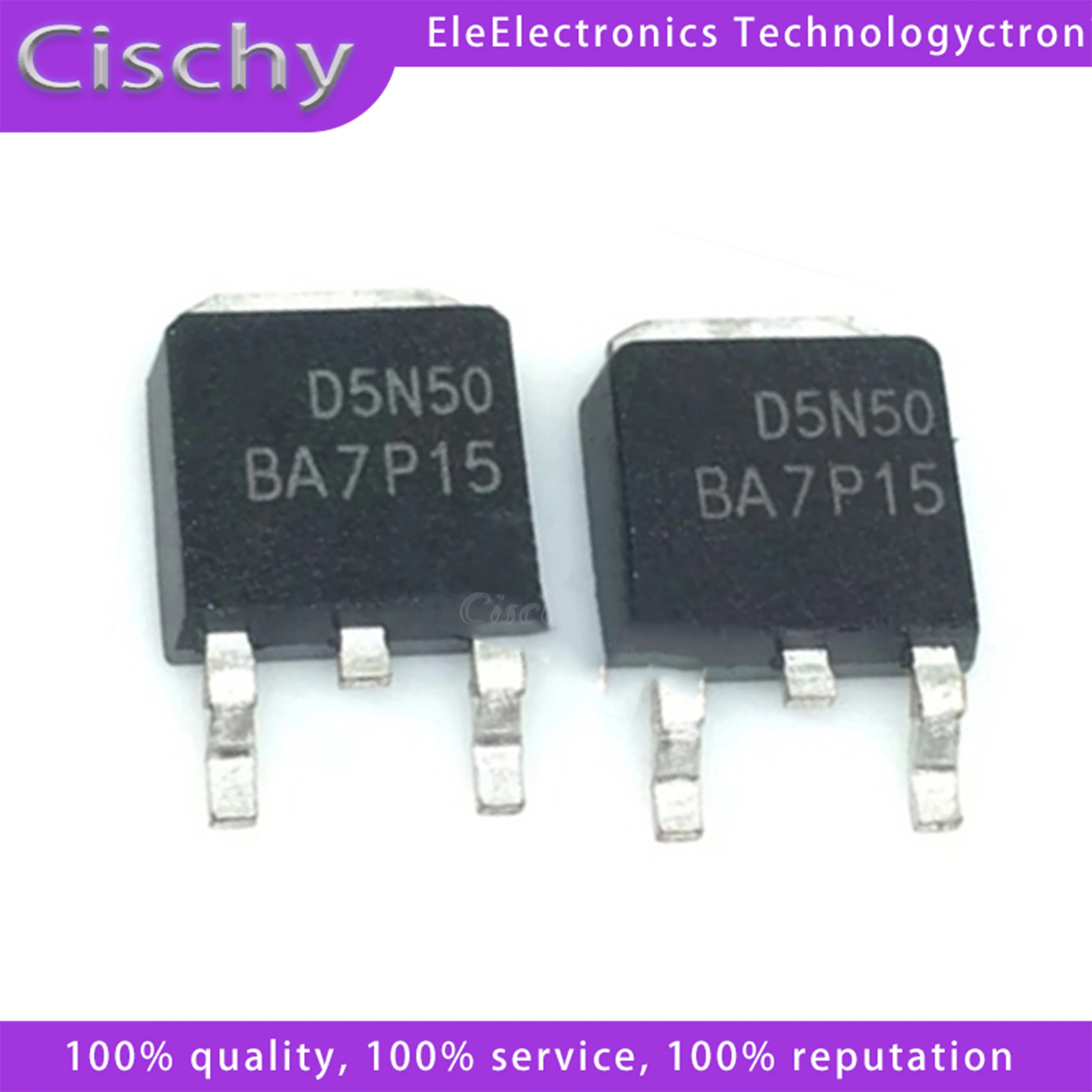 10pcs 5N50 D5N50 AOD5N50 TO-252 In Stock