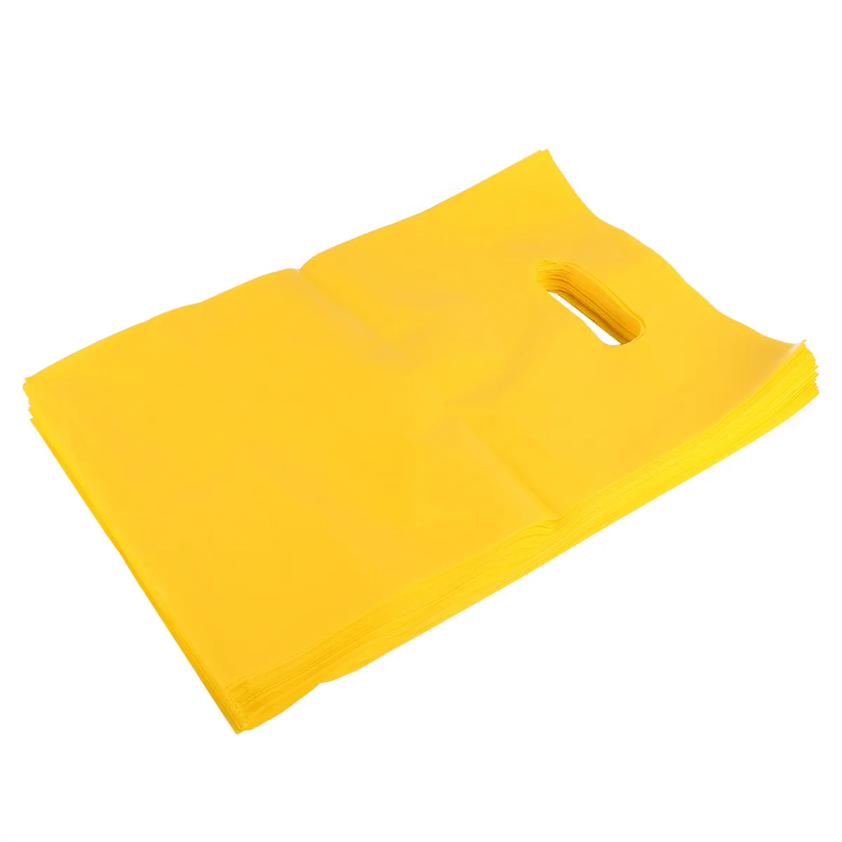 100Pcs Premium Plastic Flat Bags Lightweight Portable Food Storage Gift Bags for Parties Home Kitchen Creative Decoration