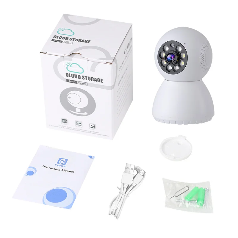 2.4G wifi network camera 1080P remote monitoring night vision 355° ptz rotation IP cctv Security Surveillance Cameras