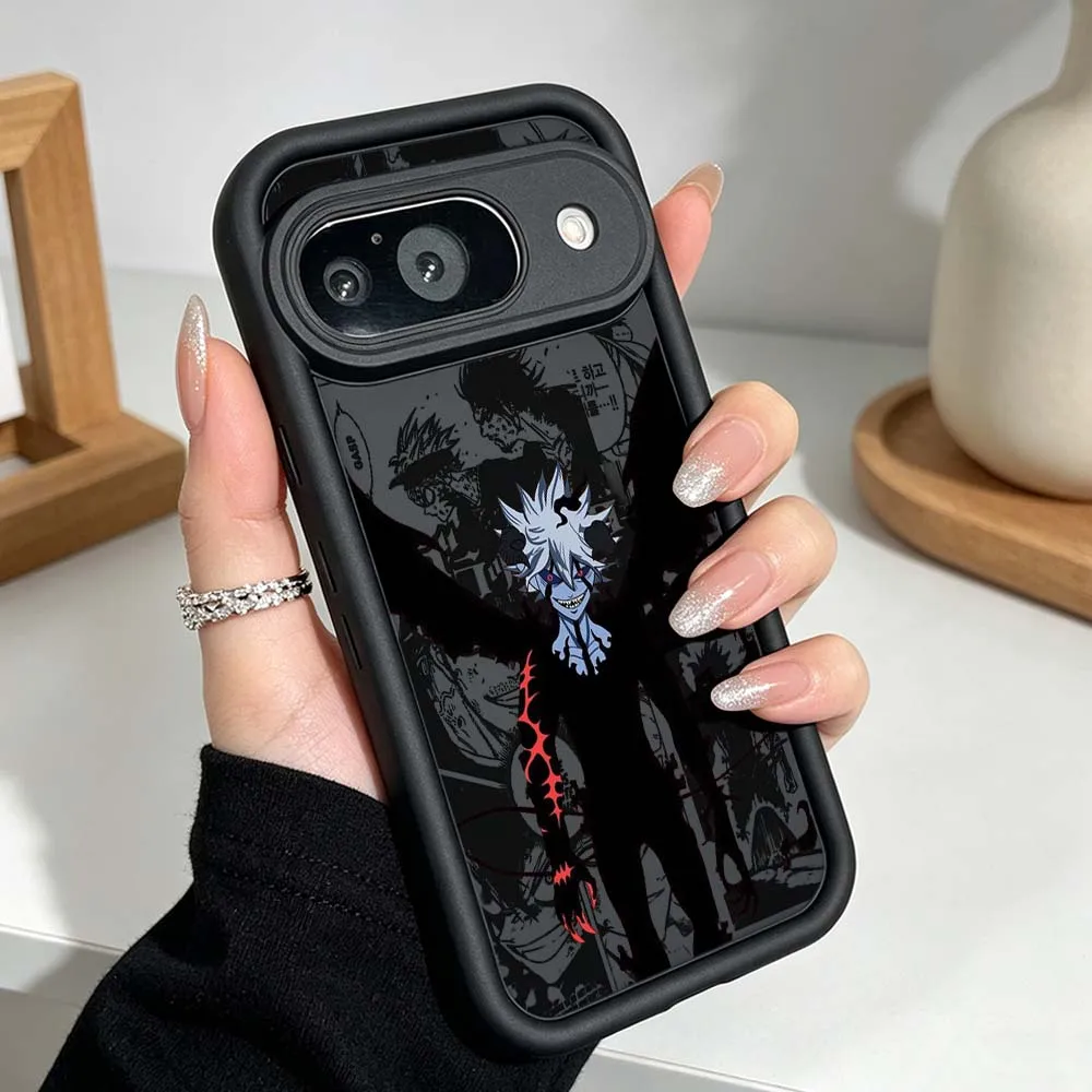 Black Clover Cool Phone Case For Google Pixel 10 9 8 7 9a 8a 7a Pro XL Eye Ladder Silicone Cover view 3