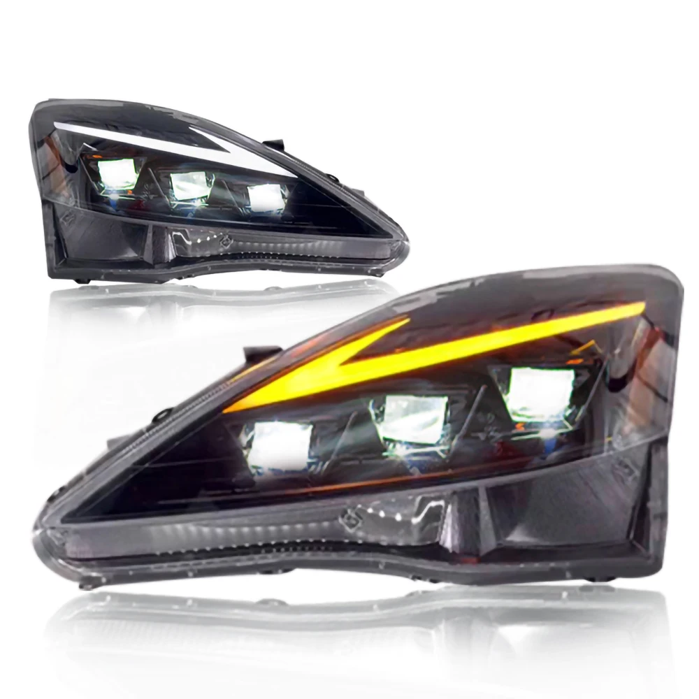 Pair of Car Headlight Assembly For LEXUS 2006-2012  Front Light Plug&Play Auto LED Head Lamp System