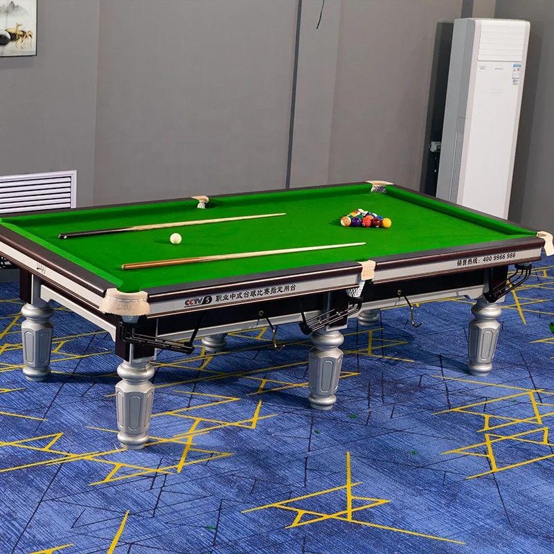 Venta al por mayor, mesa de billar estándar, billar americano, mesa de billar, retorno de bola