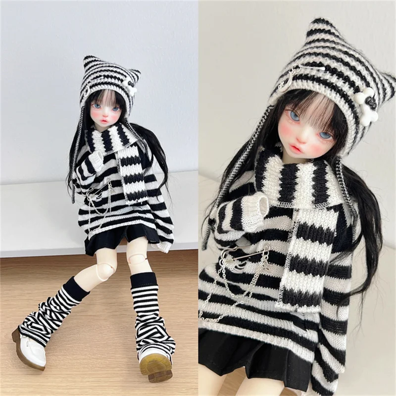 New Arrival BJD Doll Clothing Accessories Sweater Scarf Hat Socks For 1/6 1/4 Dolls Skirt Pants Grils And Boys DIY Gift