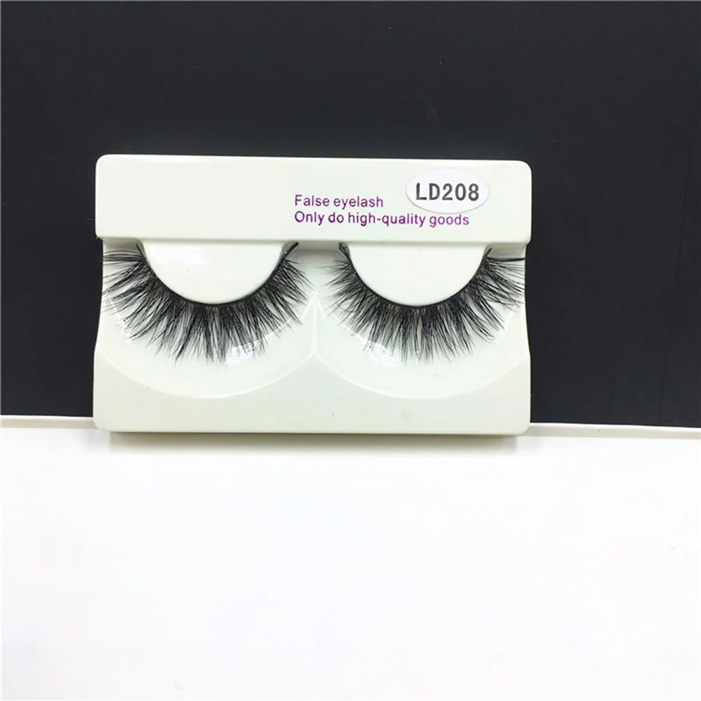 คู่ขนตาปลอมระดับพรีเมียม ขนตาปลอมสไตล์ธรรมชาติหนาและยาวสำหรับผู้หญิง อ่อนโยนต่อดวงตา ใช้งานง่าย ถอดออกได้ง่าย