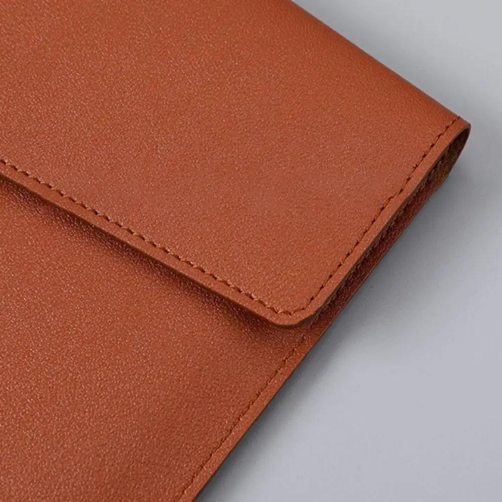 

Simple A4 File Folder Magnetic Button Closure Waterproof Document Bag Portable Large Capacity Paper Organizer Business Use