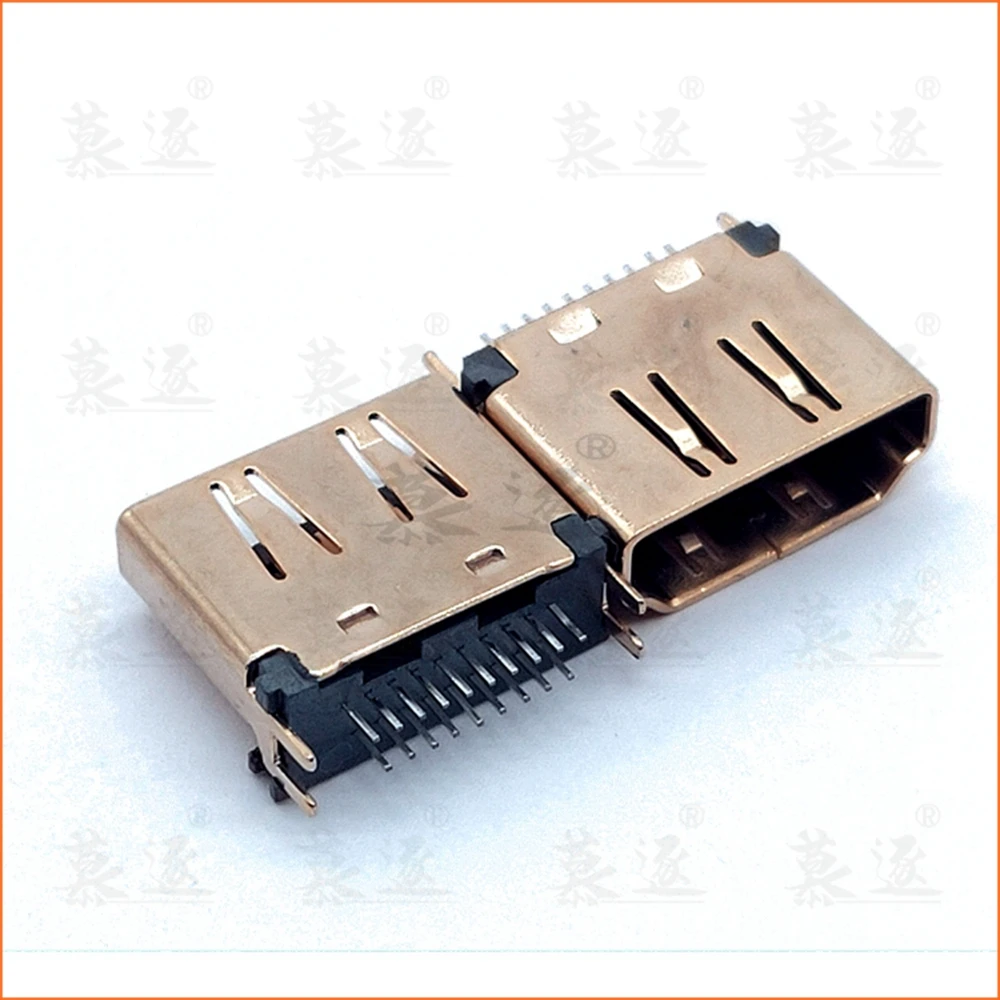 

1PCS MINI Micro HDMI Male Jack/plug connector 19PIN 19P 1.6MM 180 Degree Gold-Plated hd 19 PIN