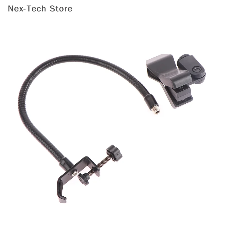 Flexible Microphone Gooseneck Phone Stand with Desk Clamp For Radio Broadcasting Studio Live Equipment Stations
