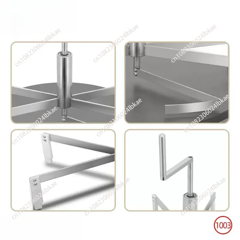 40cm Crep Pancake Crepe Maker Pancake Batter Spreader Stick Stainless Steel Suitable for Street Sanke DIY KitchenNP-1003 DDD 2