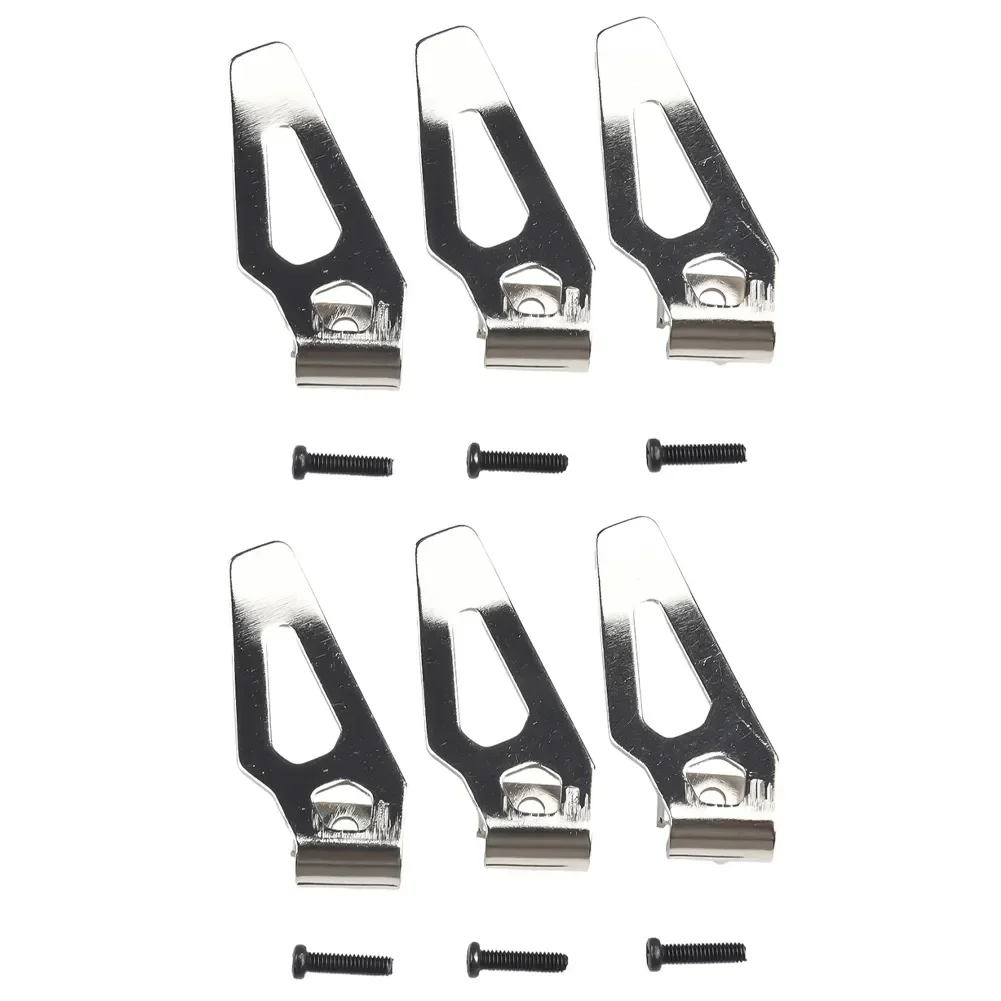 6pcs Belt Hook And Clip Set Belt Clip And Screw Drill Belt Clips For Drills Impact Drivers Wrenches Power Tool Accessories NEW