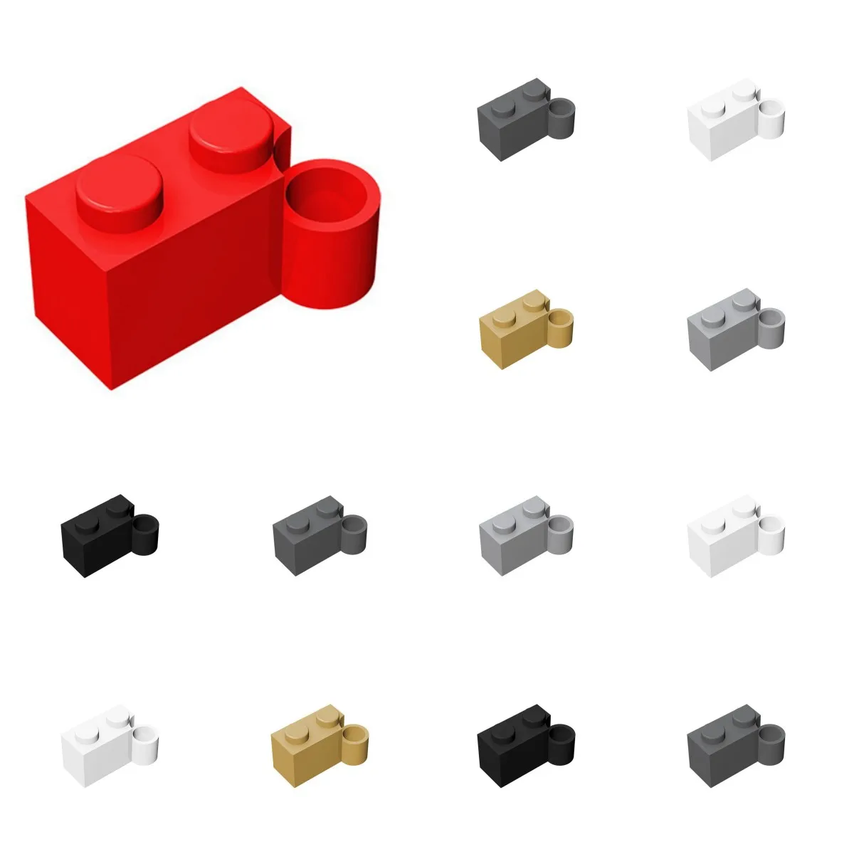 

50pcs 3830 3831 Hinge Brick 1 x 4 Swivel Base and Top Collections Bulk Modular Toys For Technical MOC Sale Building Blocks