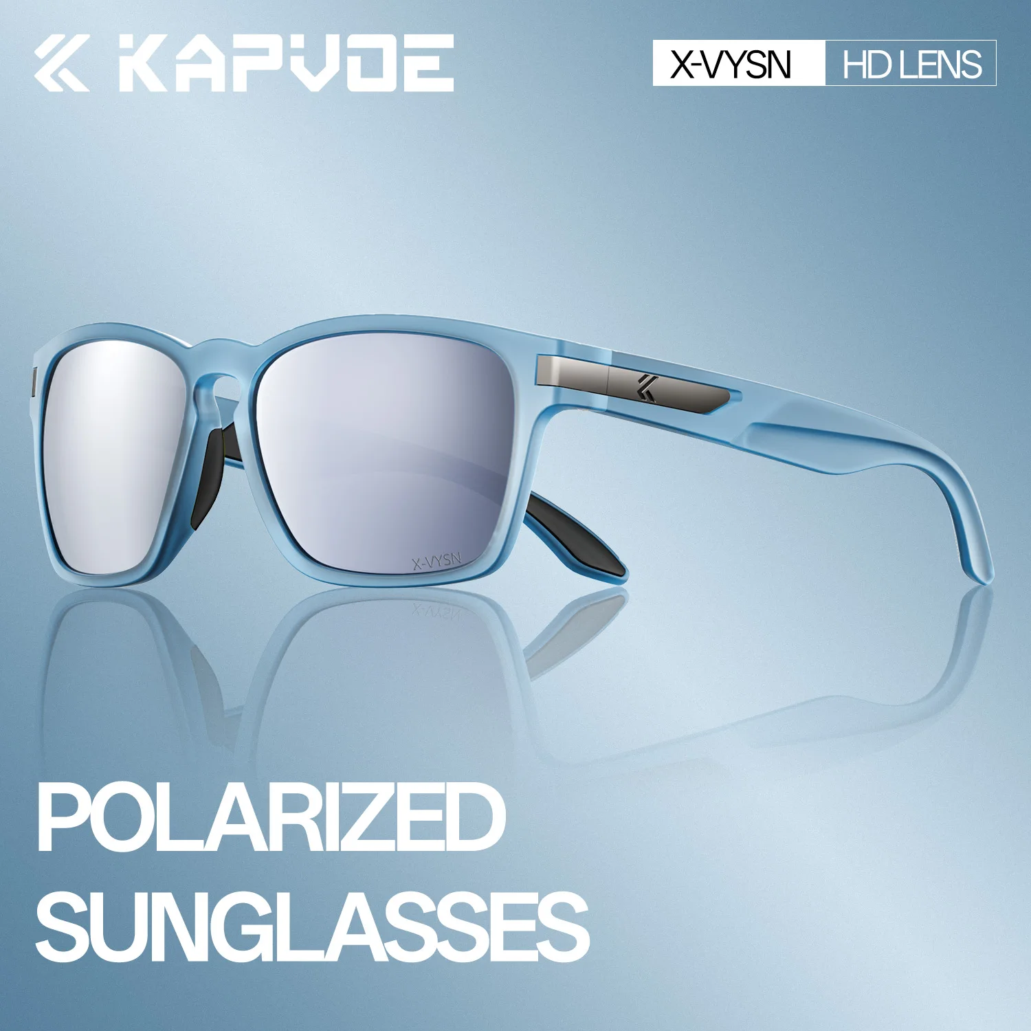 

Поляризованные очки Kapvoe для бега с защитой UV400, антибликовые линзы, легкая прочная оправа для вождения, рыбалки, езды на велосипеде на открытом воздухе