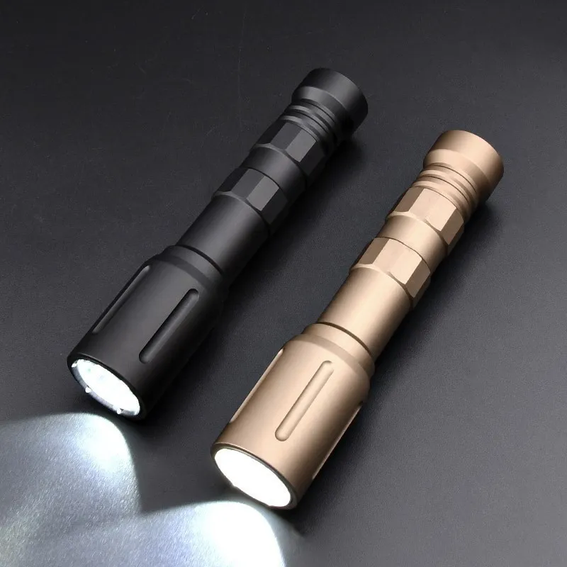 

WADSN PLHV2 Tactical Flashlight Powerful Spotlight Hunting Airsoft Weapon Scout Light 1300 Lumens White LED Lamp Fit 20mm Rail