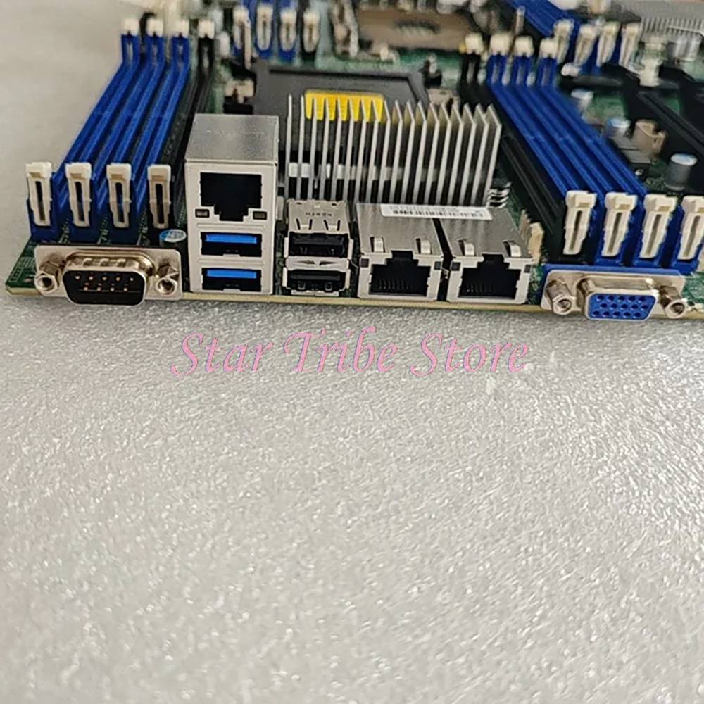 For Supermicro Server Motherboard Dual-channel LGA-3647 DDR4 2 PCI-E 3.0 NVMe x4 Internal Ports X11DPi-N