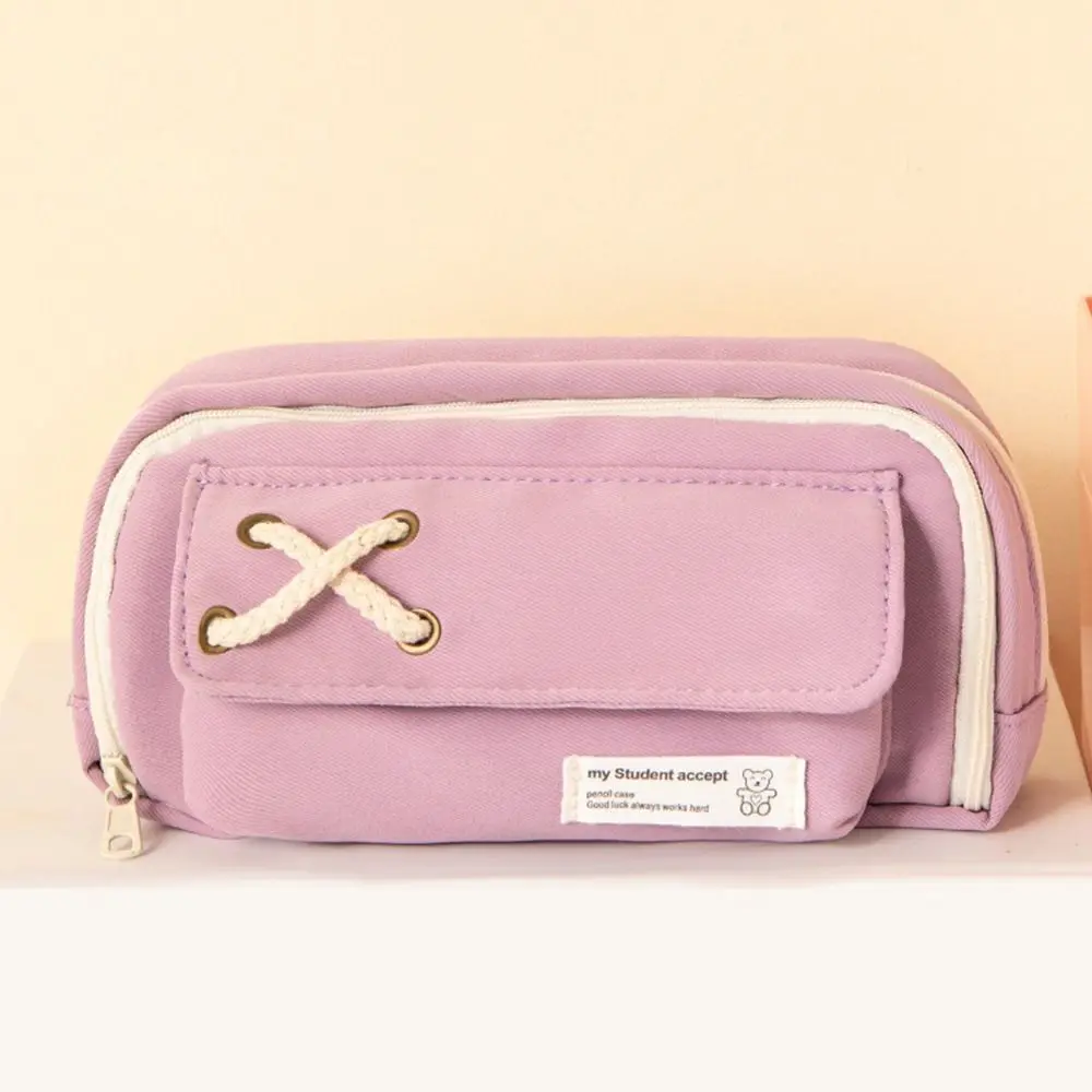 Desktop Organizer Desktop Storage Pouch Cosmetic Pouch Pencil Holder Stationery Bag Pencil Cases Large Capacity Pencil Bag